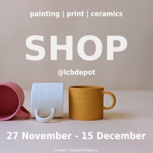 Shop at the LCB with ceramic mugs